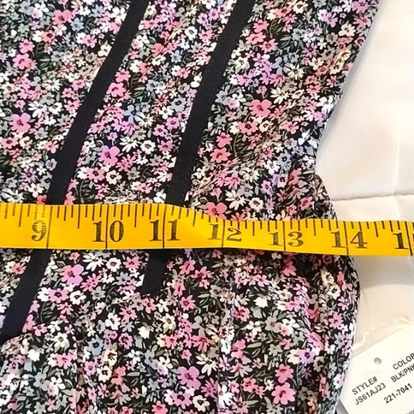 B. Smart Junior Floral Black and Pink Women's Dress, Size: 7, NWT - Picture 11 of 12